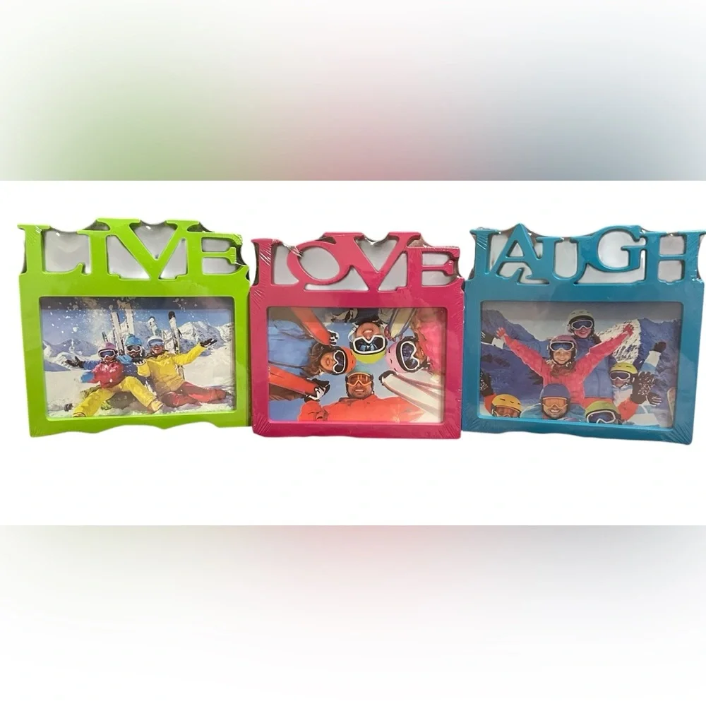 Colorful Inspirational Picture Frame Set